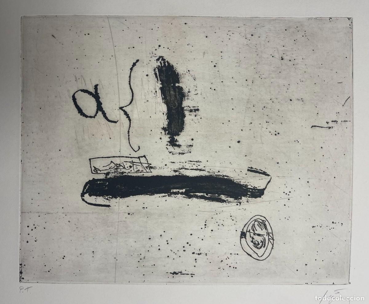 Arte: Antoni T&agrave;pies. Grabado, 1987 - Foto 2