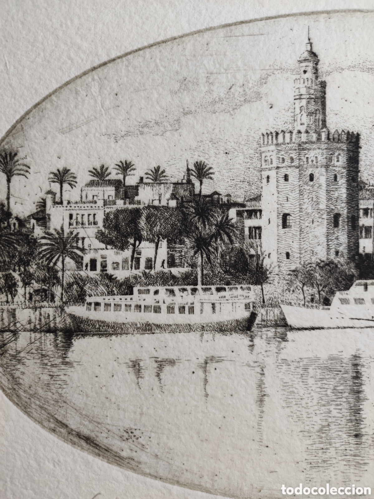 Arte: Grabado aguafuerte Sevilla - Foto 6