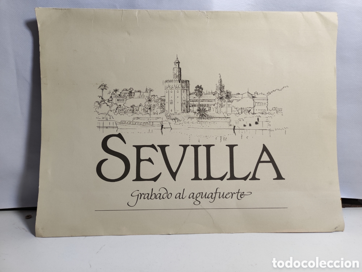 Arte: Grabado aguafuerte Sevilla - Foto 1