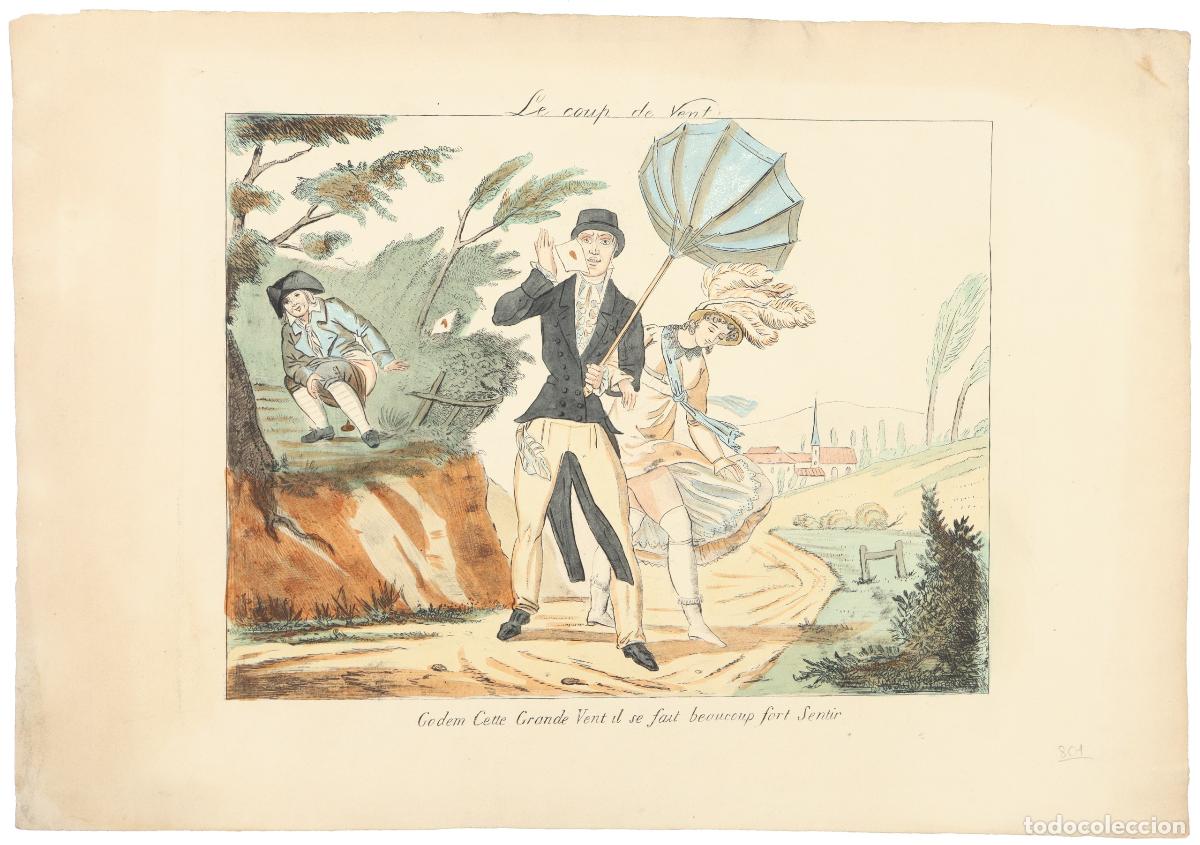 Arte: Le coup de vent. Godem cette grande vent il se faut beaucop fort sentir