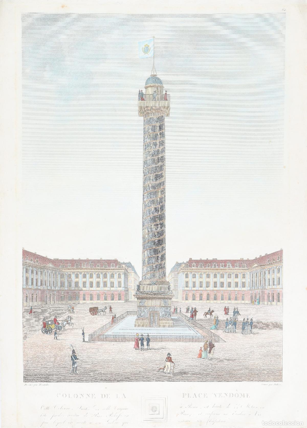 Arte: Columna de la Place Vendome - Allexandre, Dubois