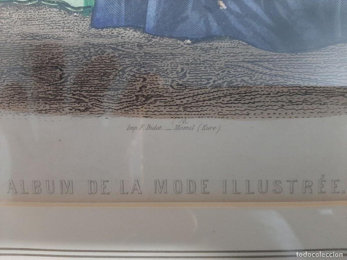 Arte: Antiguo grabado franc&eacute;s, s.XIX. - Foto 4