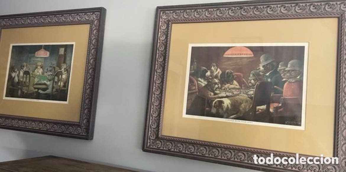 Arte: Cuadros perros jugando cartas - Foto 5
