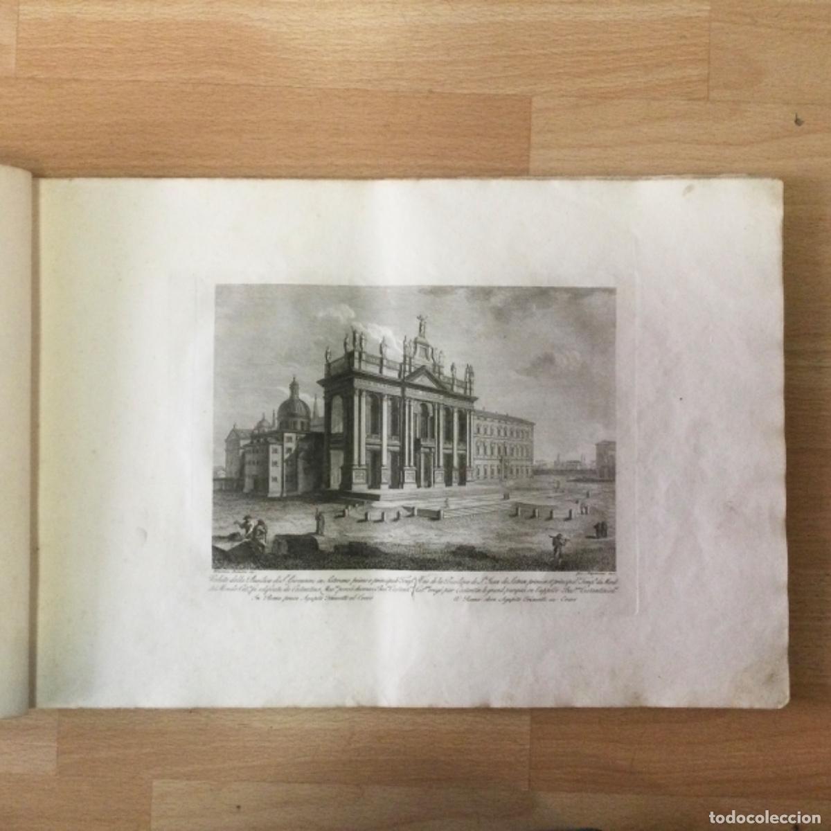 Art: Grabado N*8 ORIGINAL &ldquo; Bailica de Giovanni in Laterano &ldquo; Ciudad de Roma. Parboni A&ntilde;o 1837