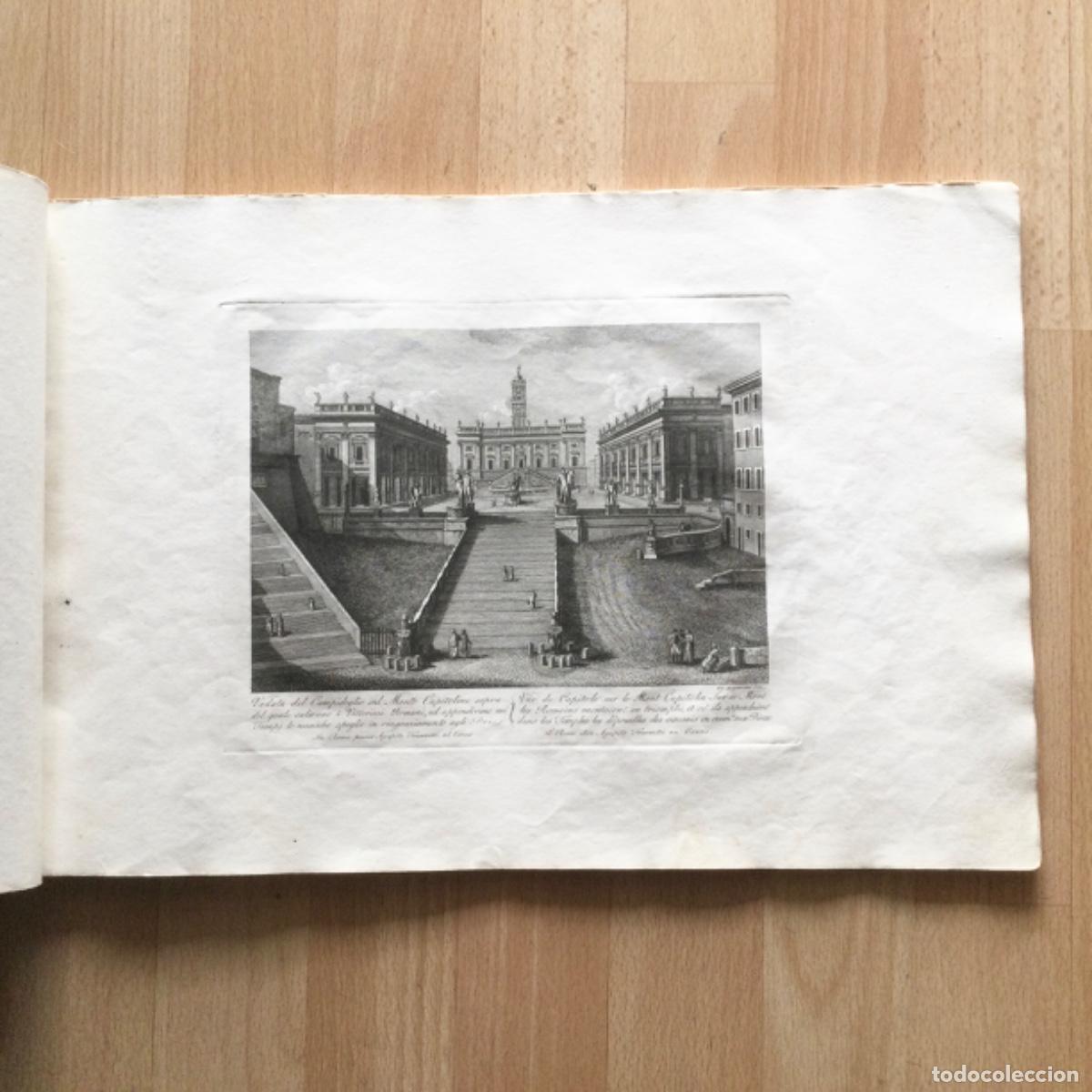 Art: Grabado N*18 &ldquo;Veduta della Campidoglio sul monte Capitolino&rdquo; Ciudad de Roma. Parboni A&ntilde;o 1.837