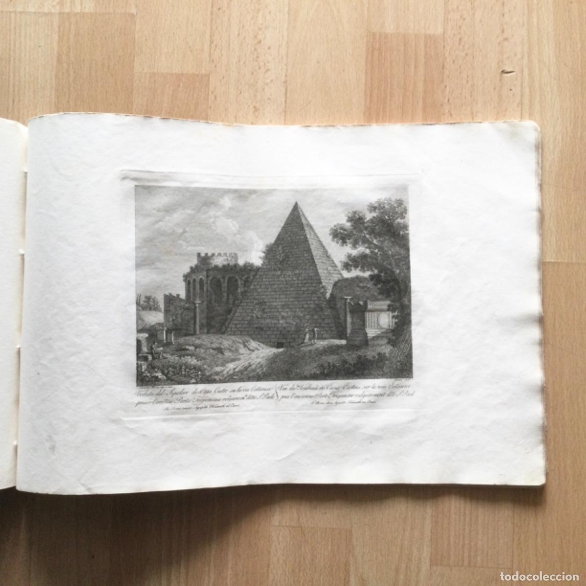 Art: Grabado N*24 &ldquo;Veduta del Sepolcr di Cano Cestio&rdquo; Ciudad de Roma. Parboni A&ntilde;o 1.837