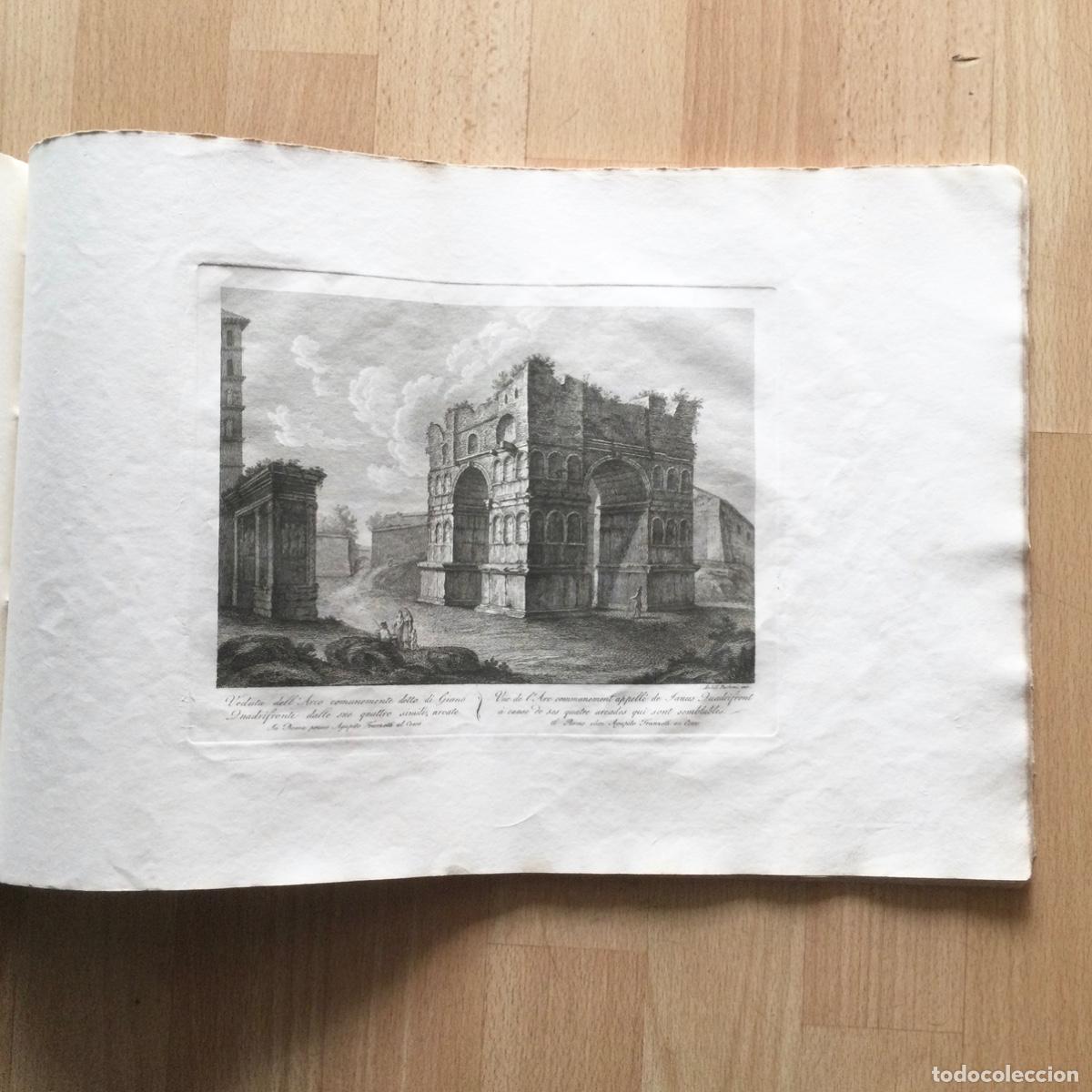 Art: Grabado N*26 &ldquo;Veduta dell&acute;arco di Giano&rdquo; Ciudad de Roma. Parboni A&ntilde;o 1.837