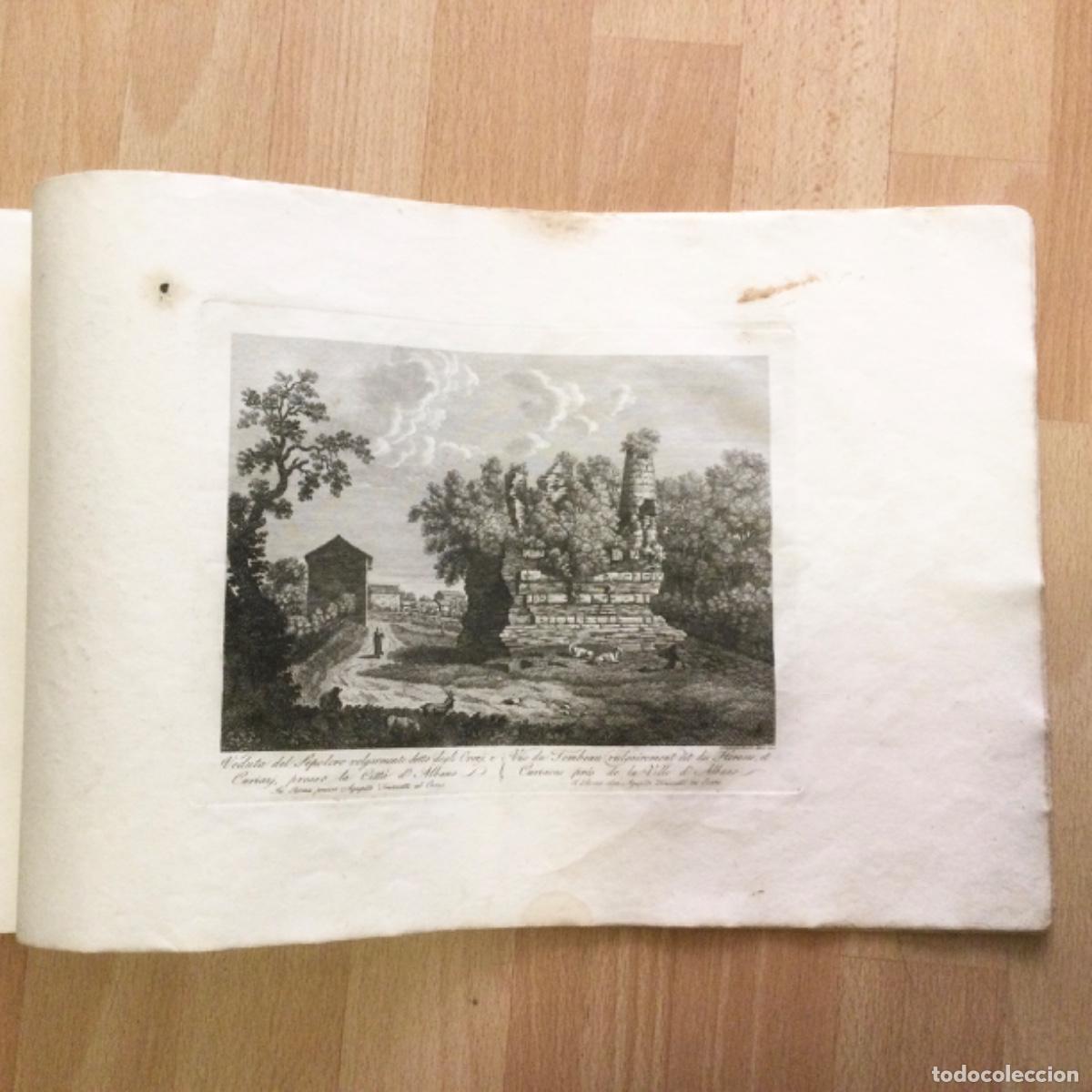 Arte: Grabado N*35. ORIGINAL &ldquo;Veduta del Sepolcro de gli Oranj&rdquo; Parboni. A&ntilde;o 1.837