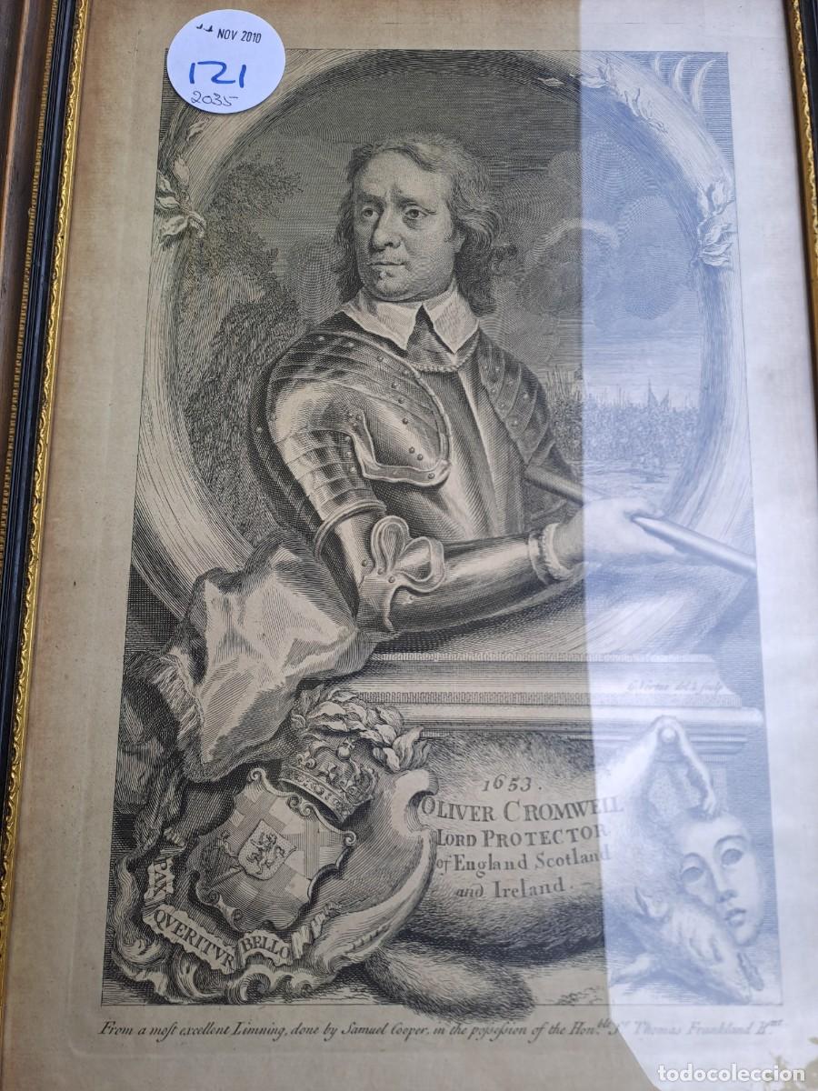 Arte: Grabado Oliver Cromwell - Foto 1