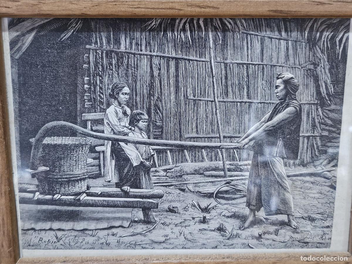 Arte: cuadro con grabado antiguo - Foto 2
