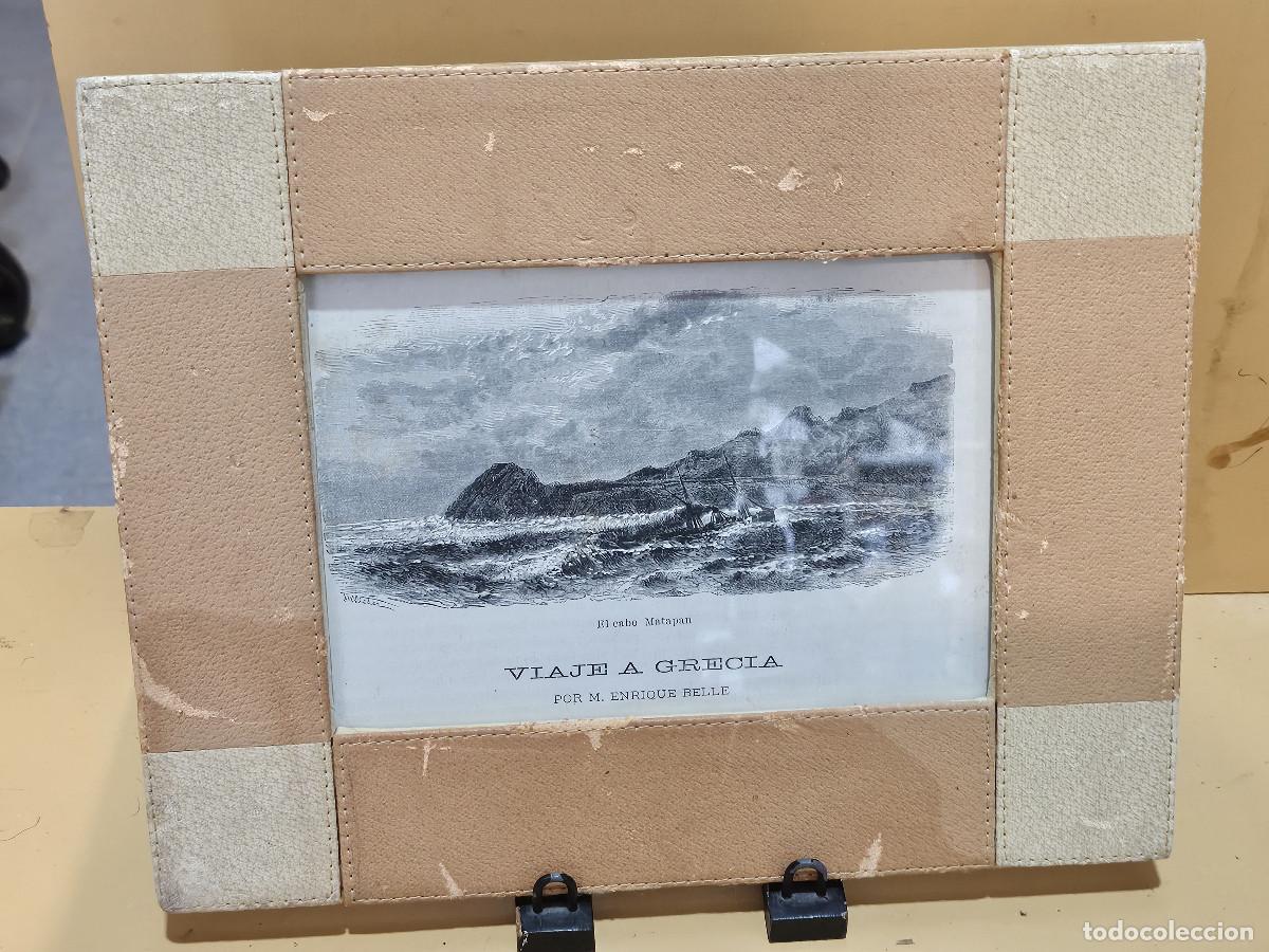 Arte: cuadro con grabado antiguo - Foto 1