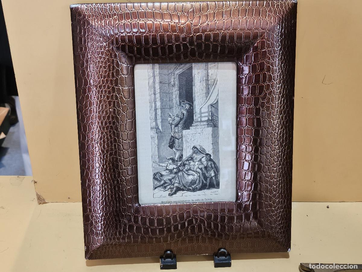 Arte: cuadro con grabado antiguo - Foto 1