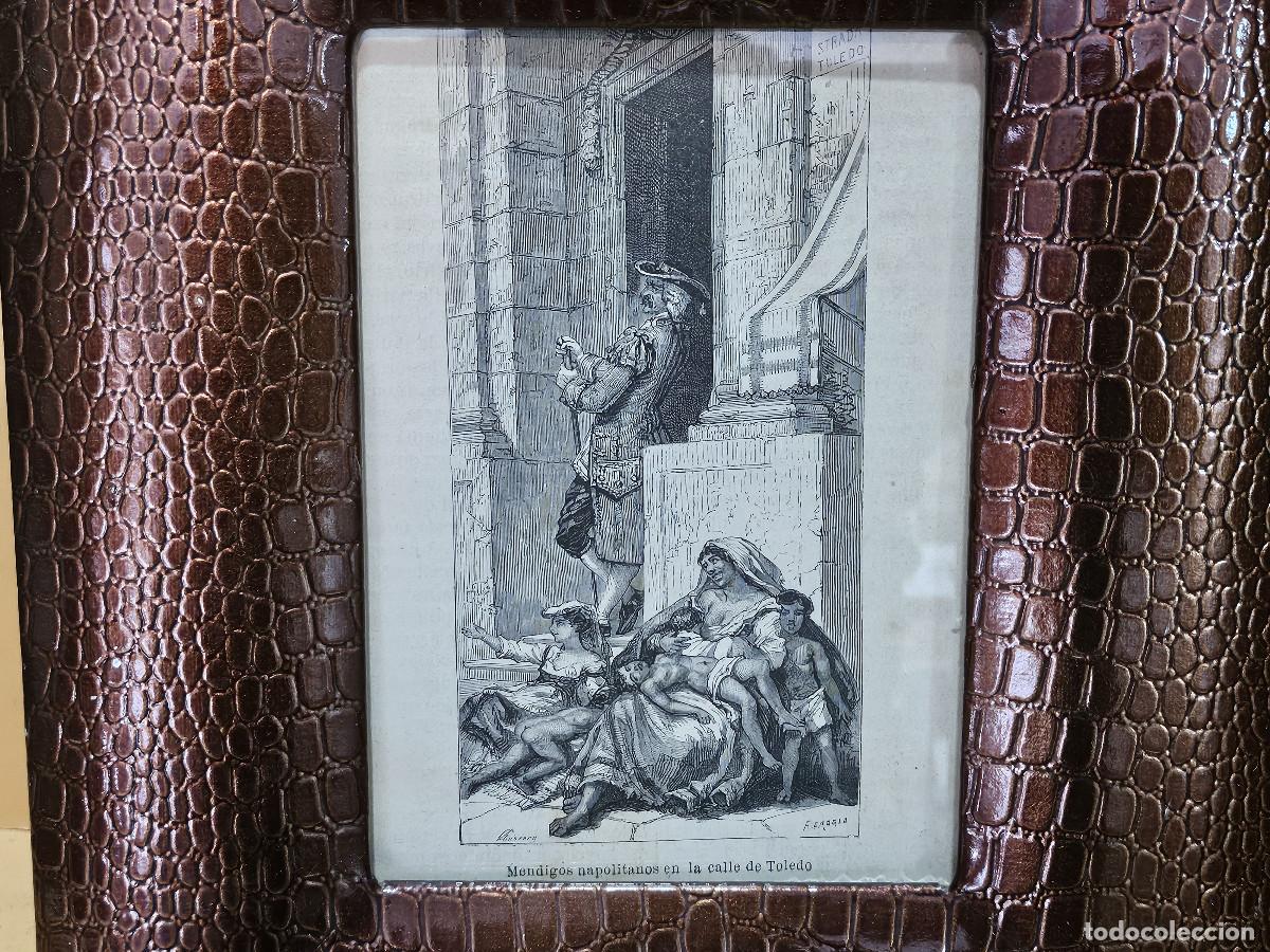 Arte: cuadro con grabado antiguo - Foto 2