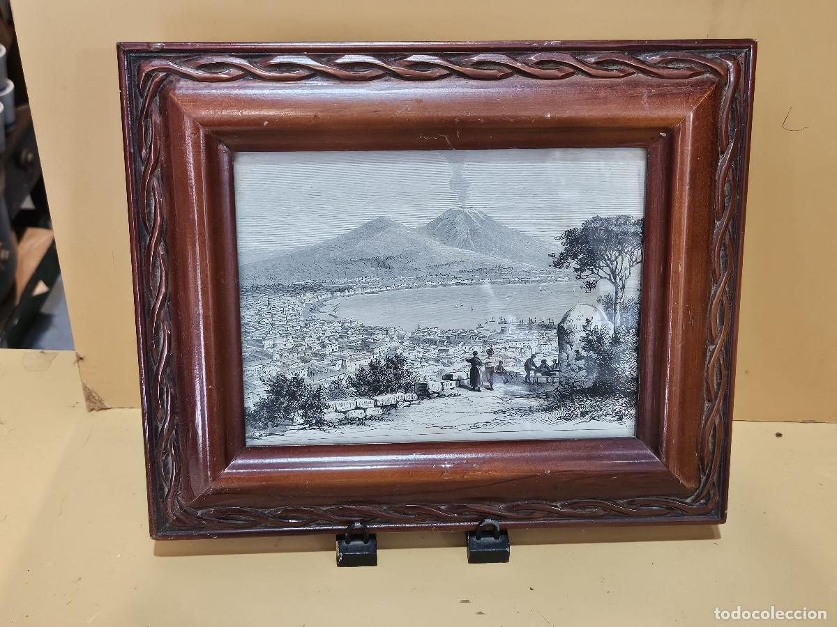 Arte: cuadro con grabado antiguo - Foto 1
