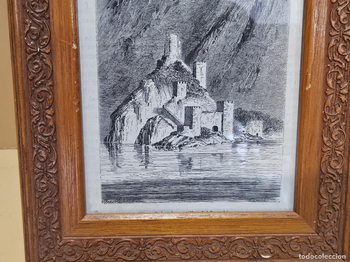 Arte: cuadro con grabado antiguo - Foto 2
