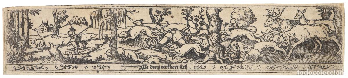 Arte: Escena de caza - Solis, Virgil (1514-1562) - Foto 1
