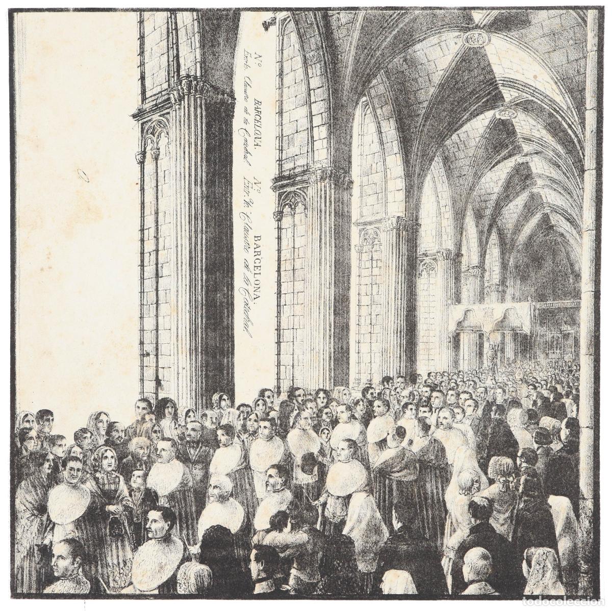 Arte: Vistas del interior de la Catedral de Barcelona y Santa Mar&iacute;a del Mar