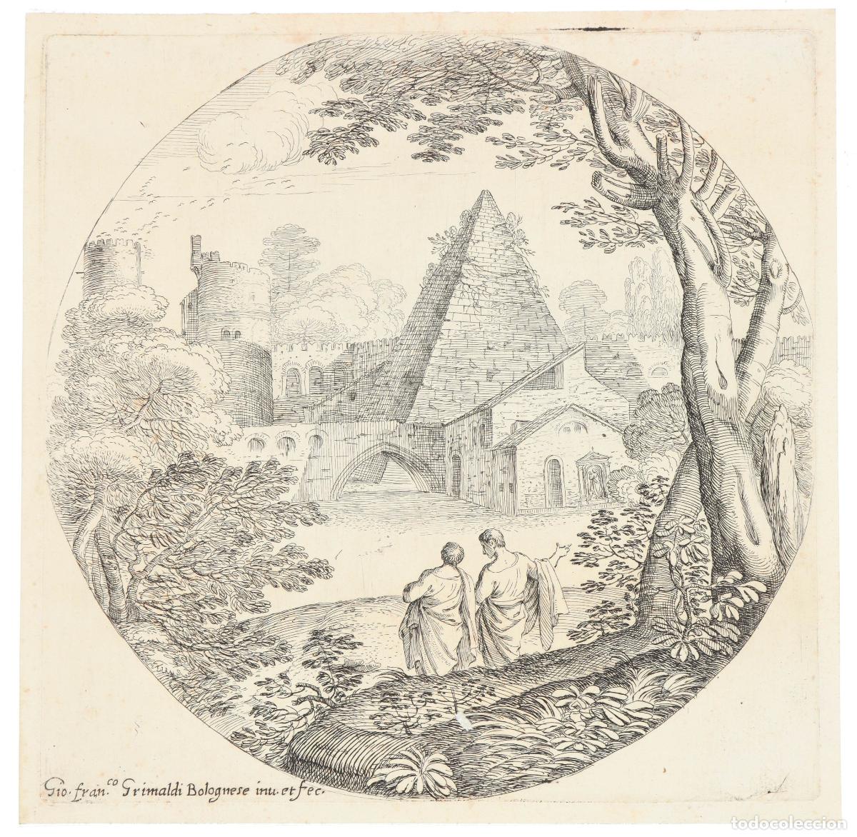 Arte: Capricho de la antig&uuml;edad - Grimaldi, Francesco (1606-1680) - Foto 1