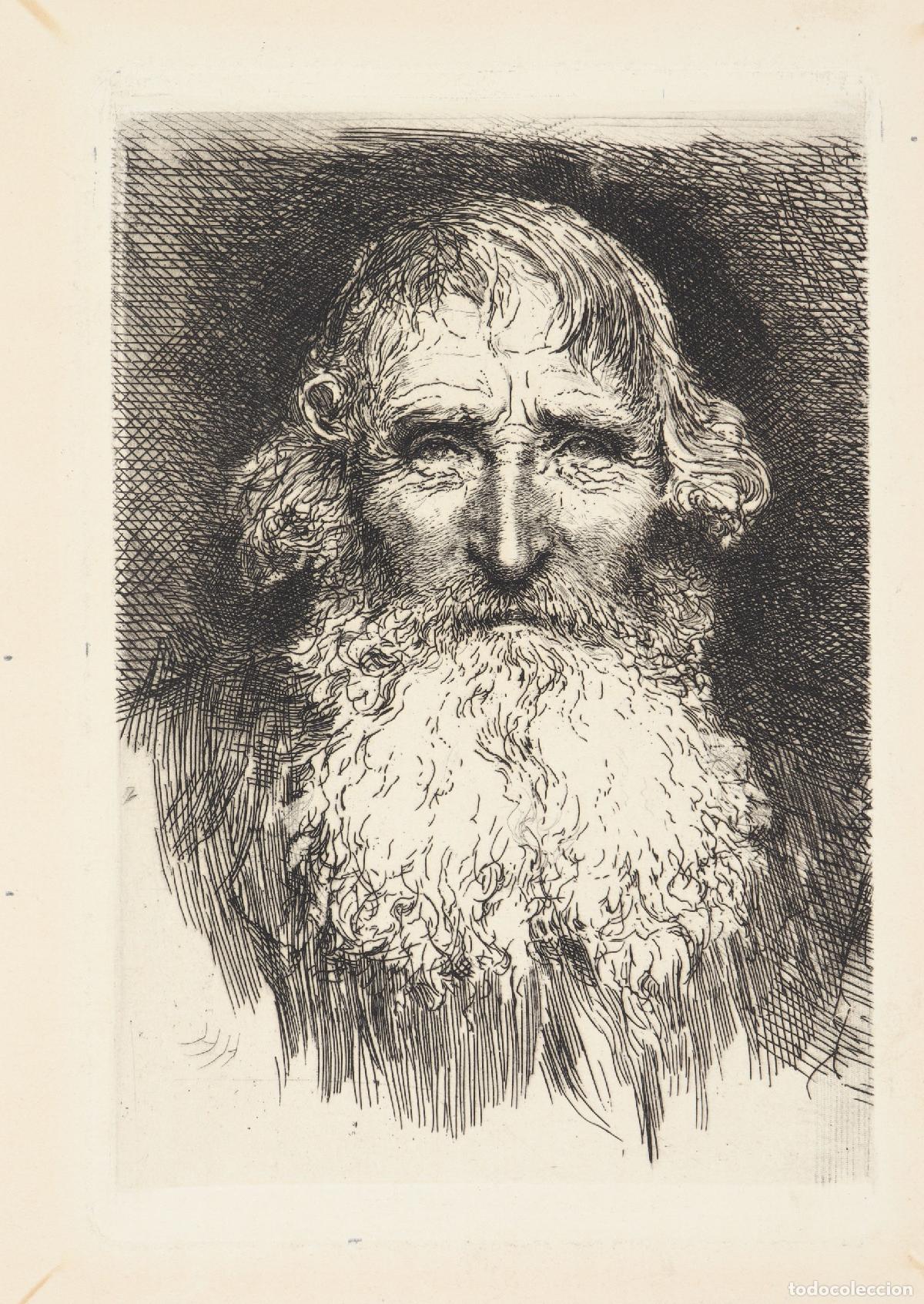 Arte: Retrato de hombre barbudo