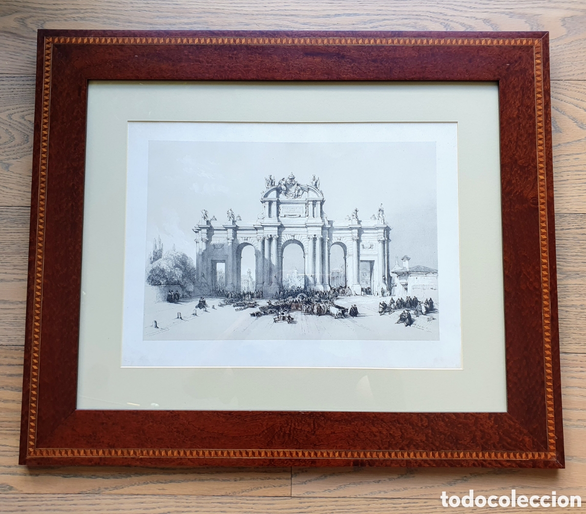Arte: Litograf&iacute;a de la Puerta de Alcal&aacute;