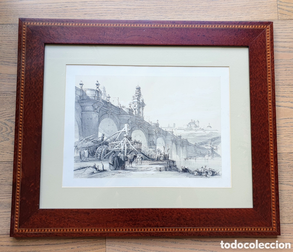 Arte: Litograf&iacute;a del Puente de Toledo