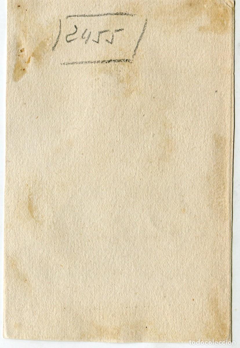 Arte: La Pur&iacute;sima Concepci&oacute;n - Grabado original devocional s. XVIII-XIX - Foto 2