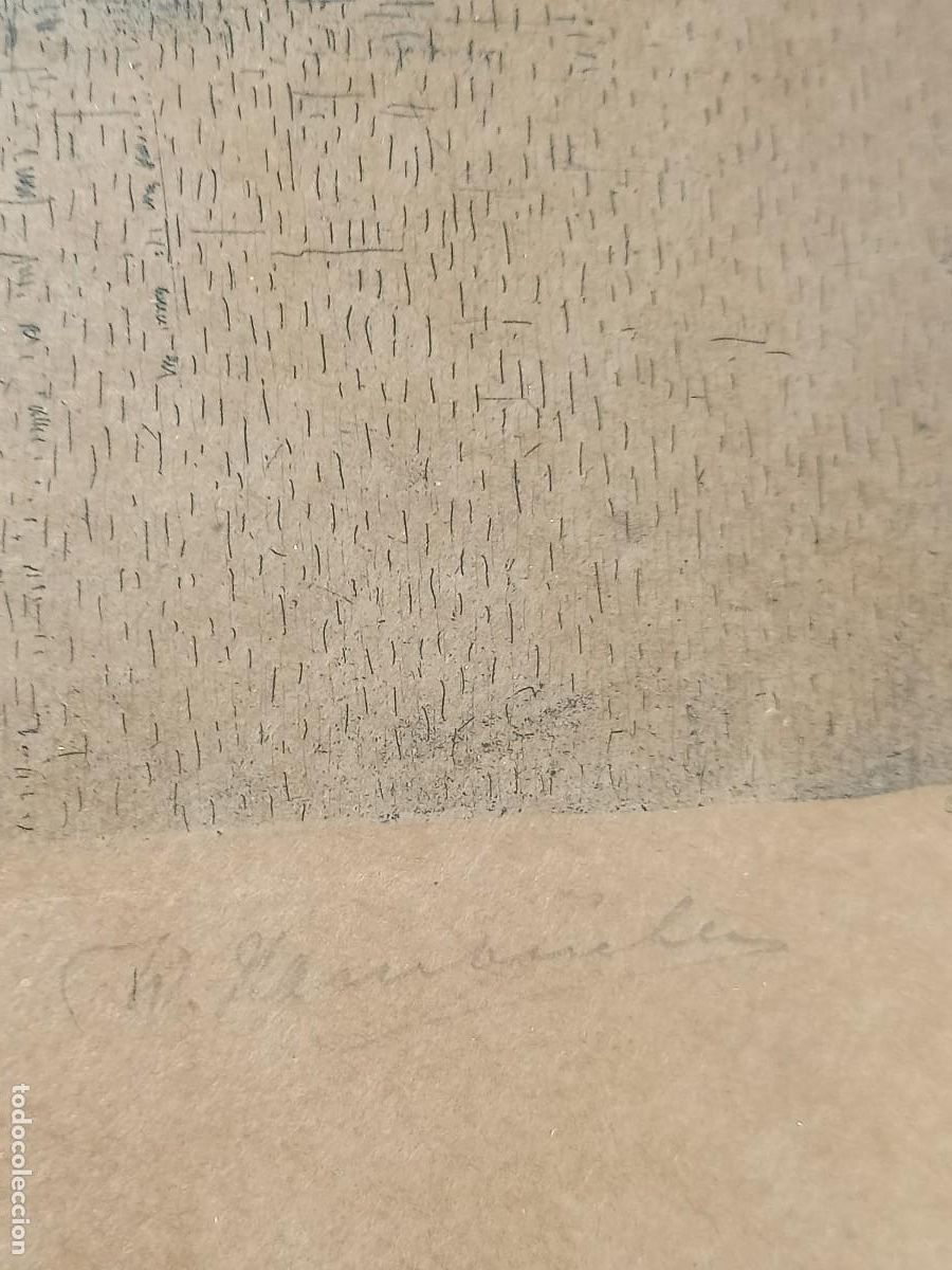 Arte: Grabado antiguo de puerto. - Foto 2