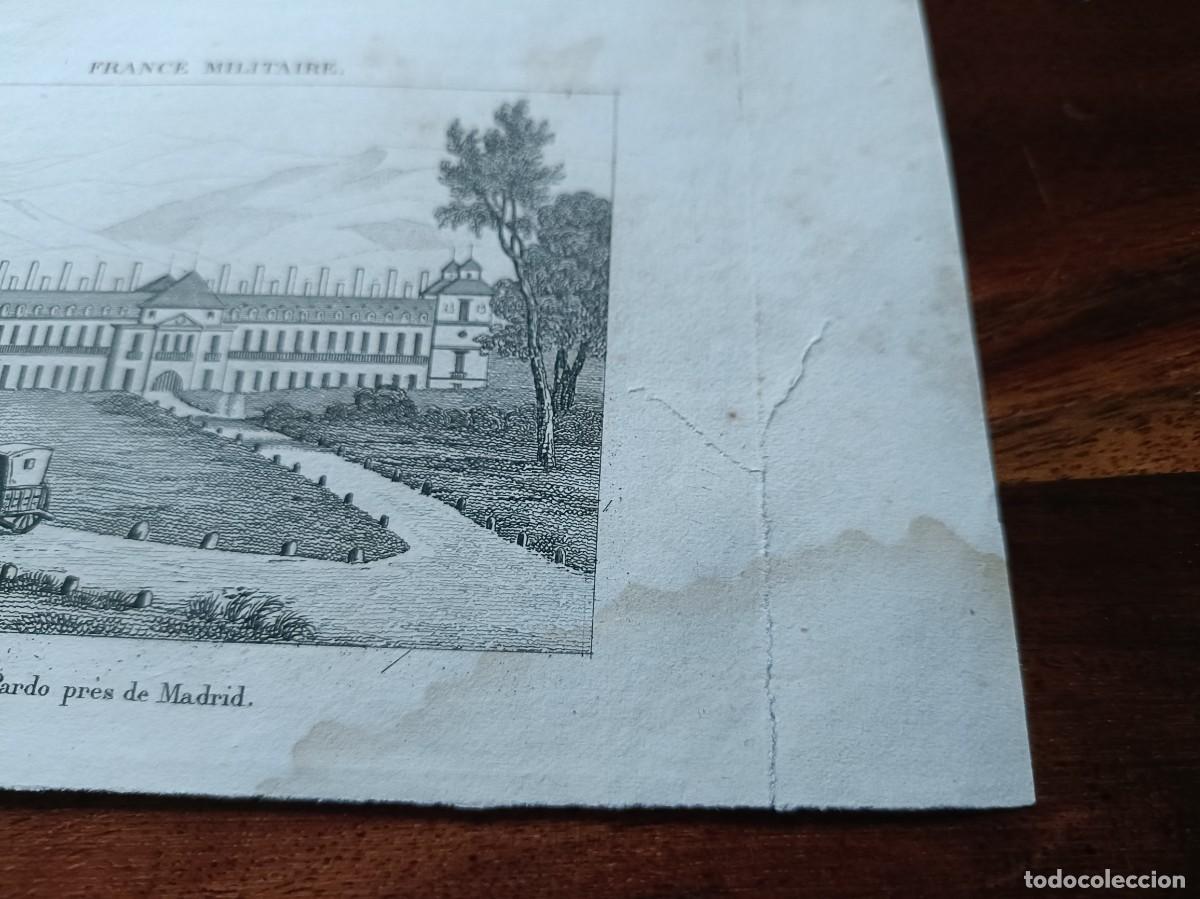 Arte: Grabado SIGLO XIX - Castillo del Pardo - Foto 3