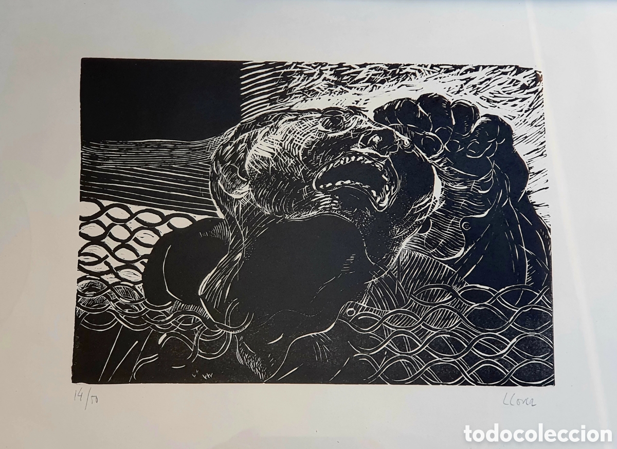 Arte: Cuadro Grabado Llorca Ilustrador - Foto 1