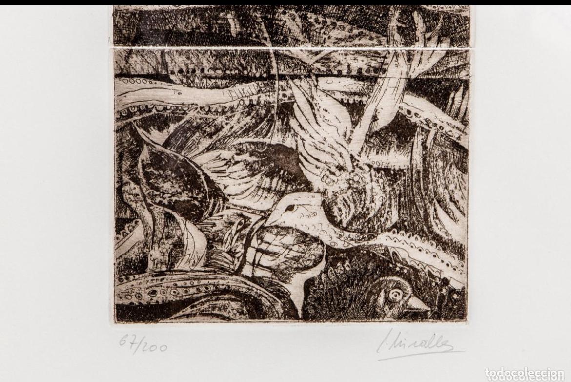 Arte: JOS&Eacute; MIRALLES. 1981 Grabado - Foto 2