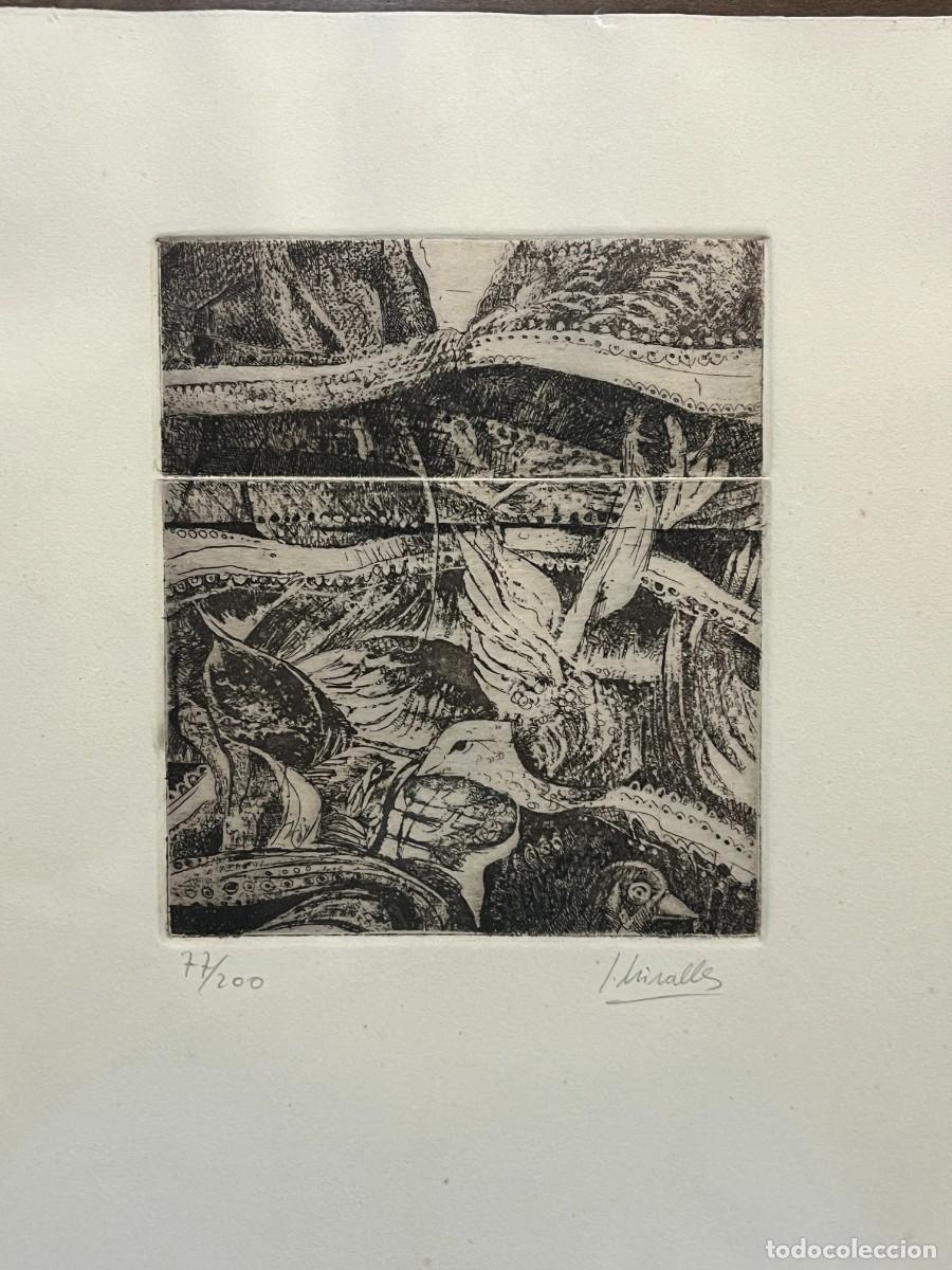 Arte: JOS&Eacute; MIRALLES. 1981 Grabado - Foto 4