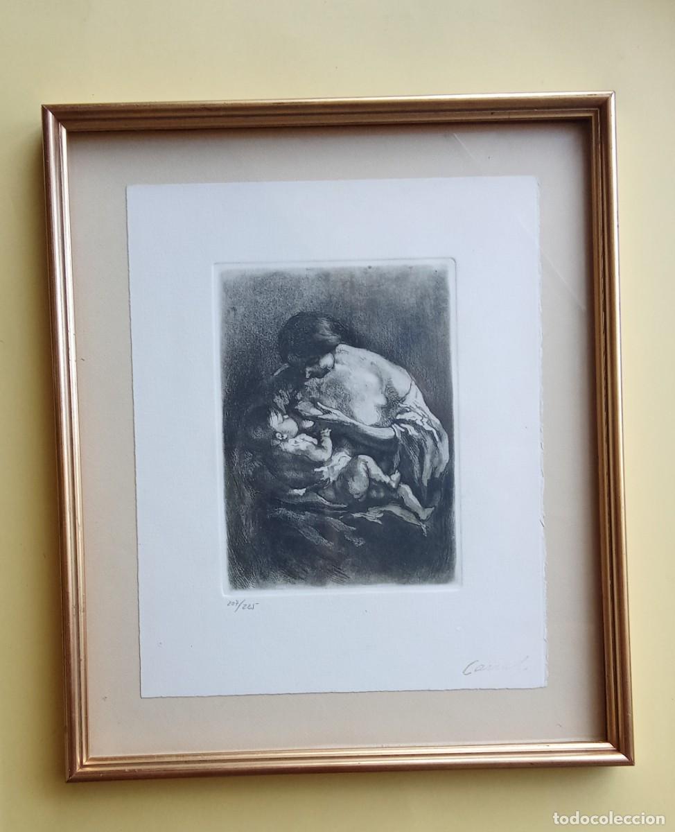 Art: AGUAFUERTE &rdquo; LA MATERNIDAD&rdquo; RICARD CANALS 207 DE 225 JUSTIFICADA.