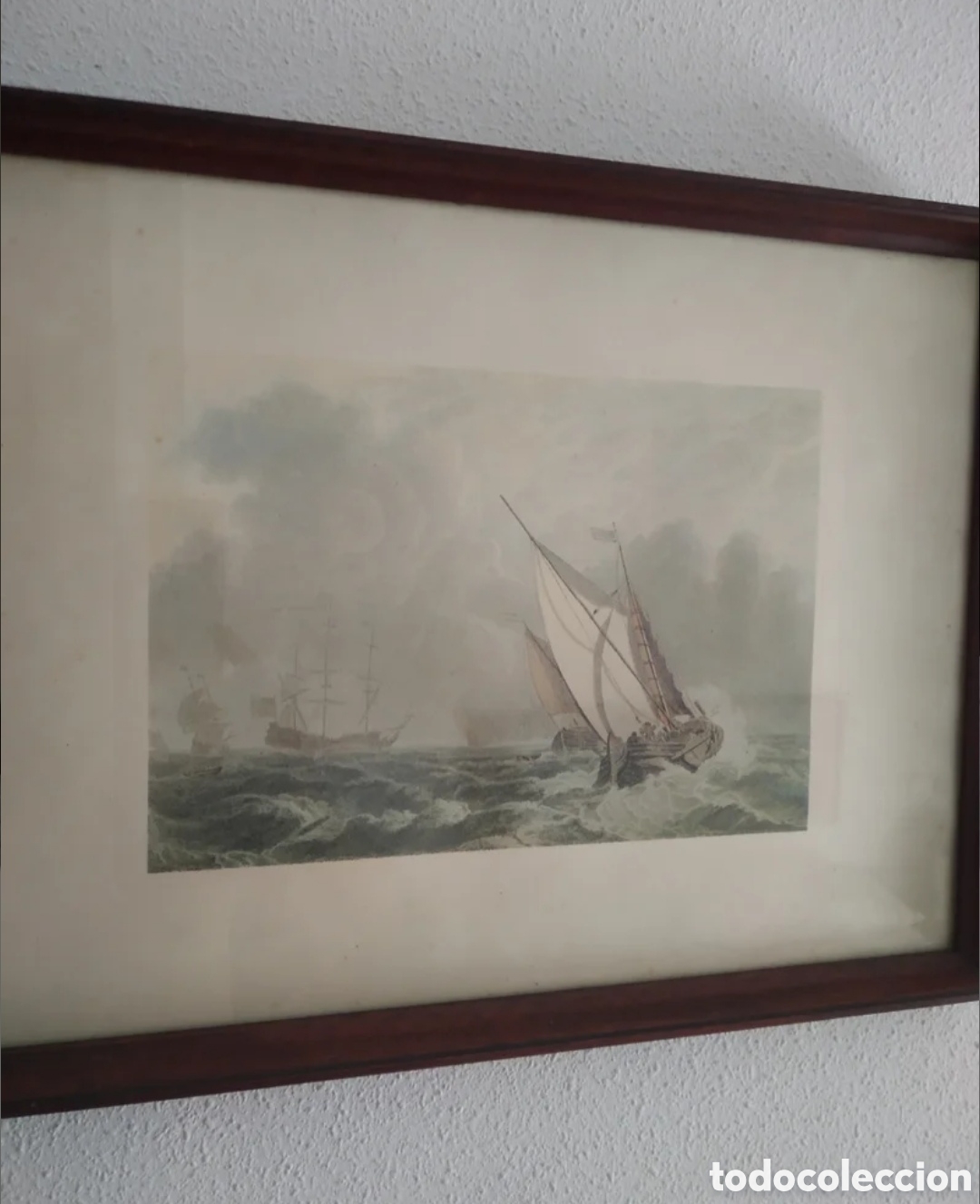 Art: Antiguo grabado de marina