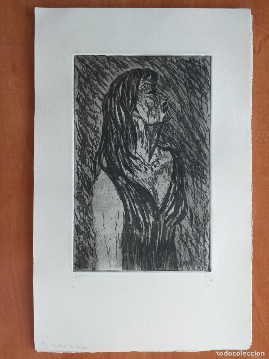 Arte: AGUAFUERTE - GIL MORENO DE MORA - &rdquo;EN VERDAD OS DIGO - Foto 1