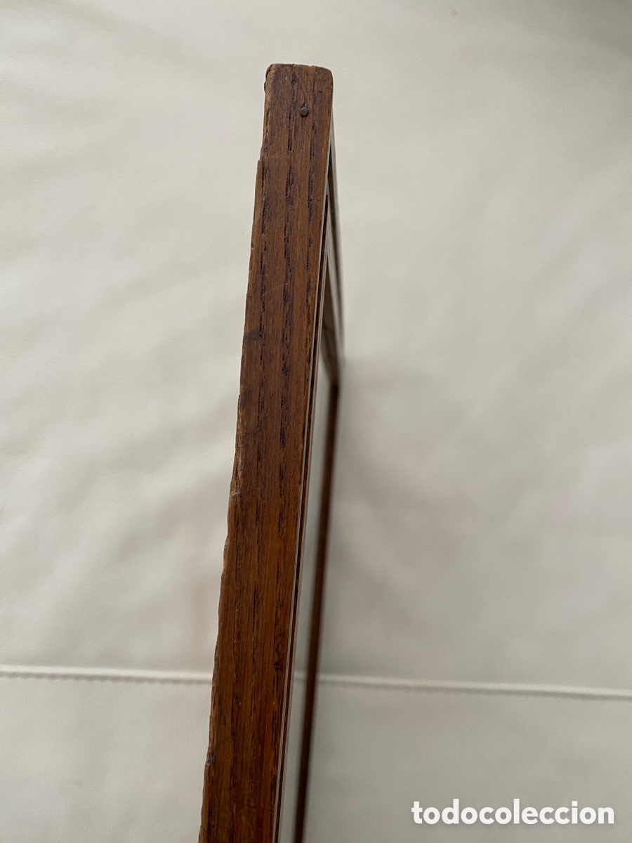 Arte: Grabado con marco de madera antiguo - Foto 17