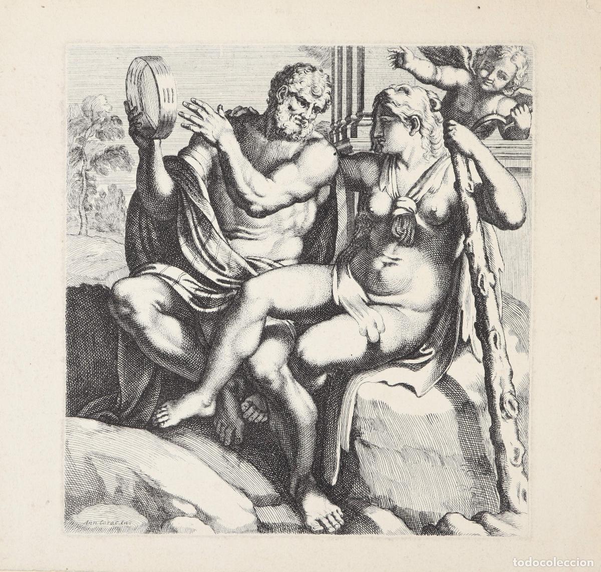 Arte: H&eacute;rcules e Iole - Carracci, Annibale (1560-1609) - Foto 1