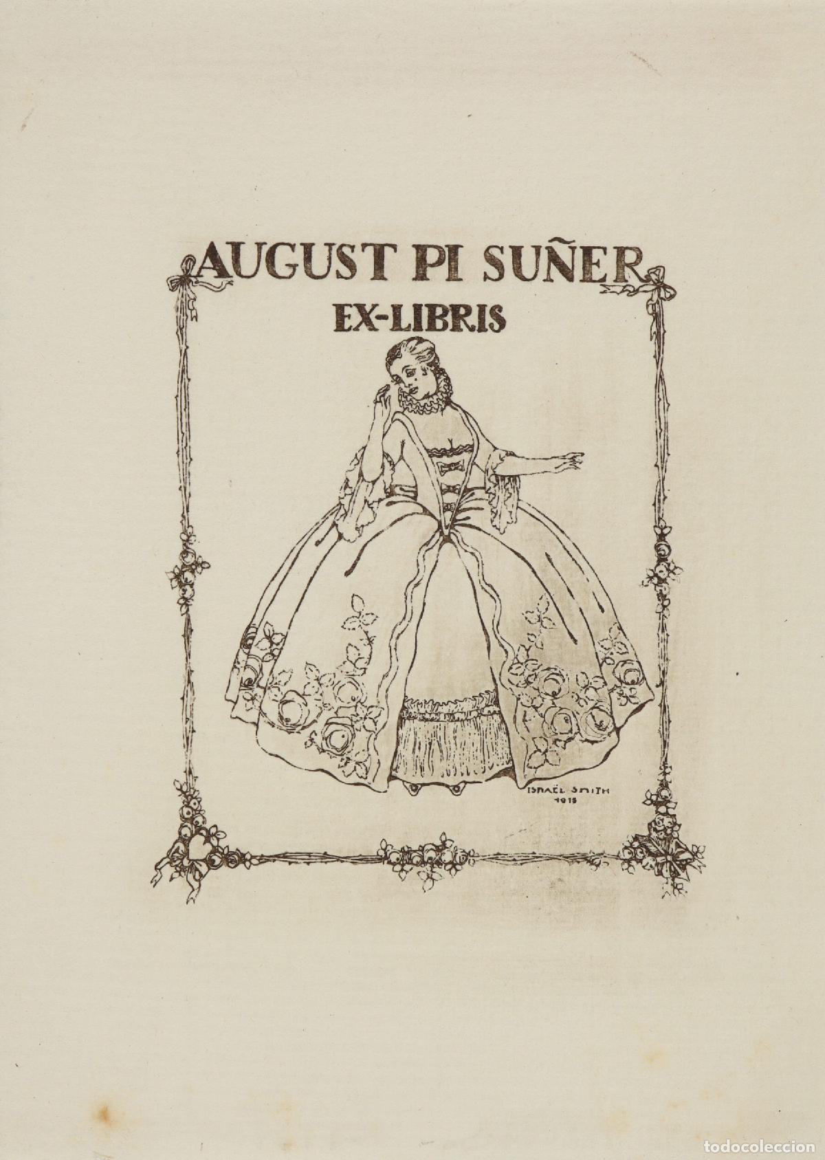 Arte: Ex-libris August Pi Su&ntilde;er - Smith, Ismael (1886-1972) - Foto 1