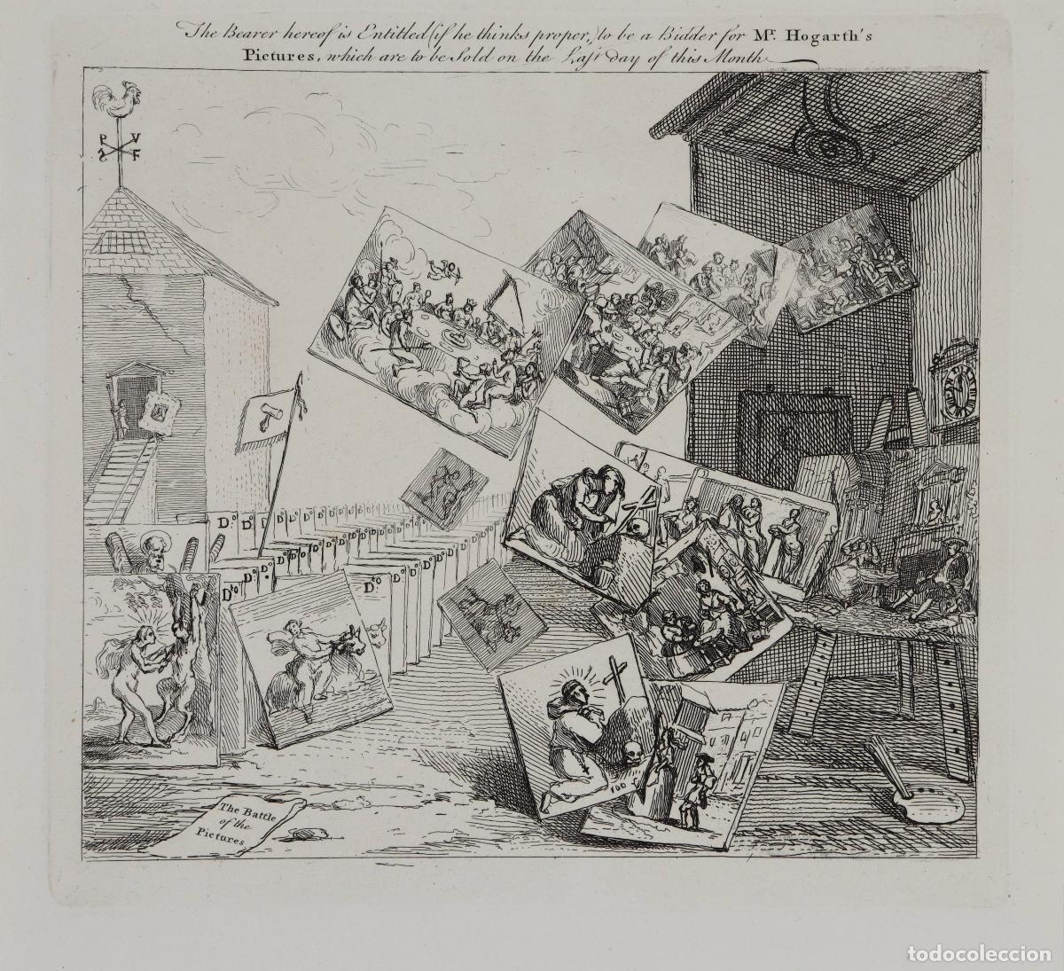 Arte: La batalla de los cuadros - Hogarth, William (1697-1764) - Foto 1
