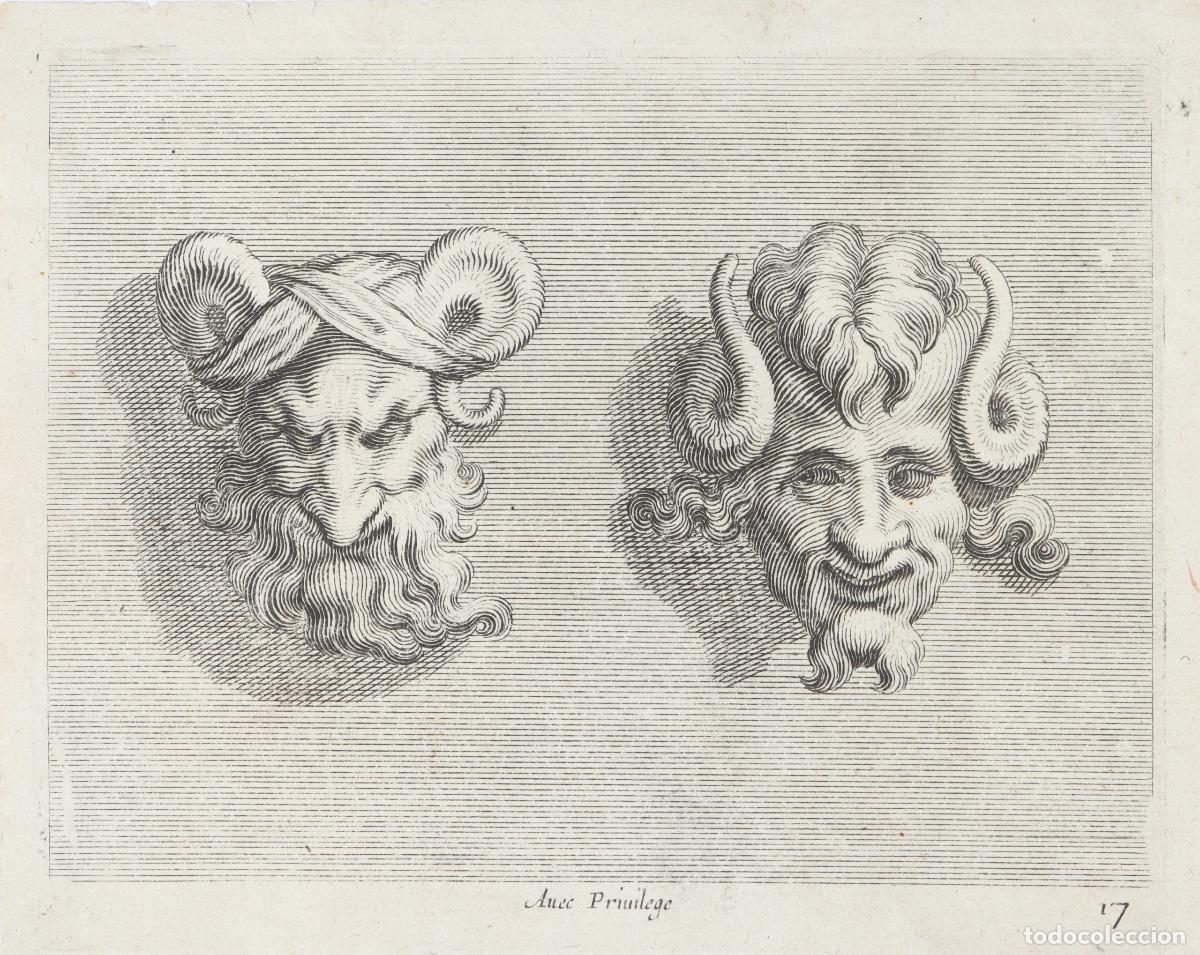 Arte: Pareja de caras grutescos - Foto 2