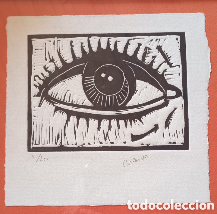 Arte: Grabado ojo Carles OO - Foto 1