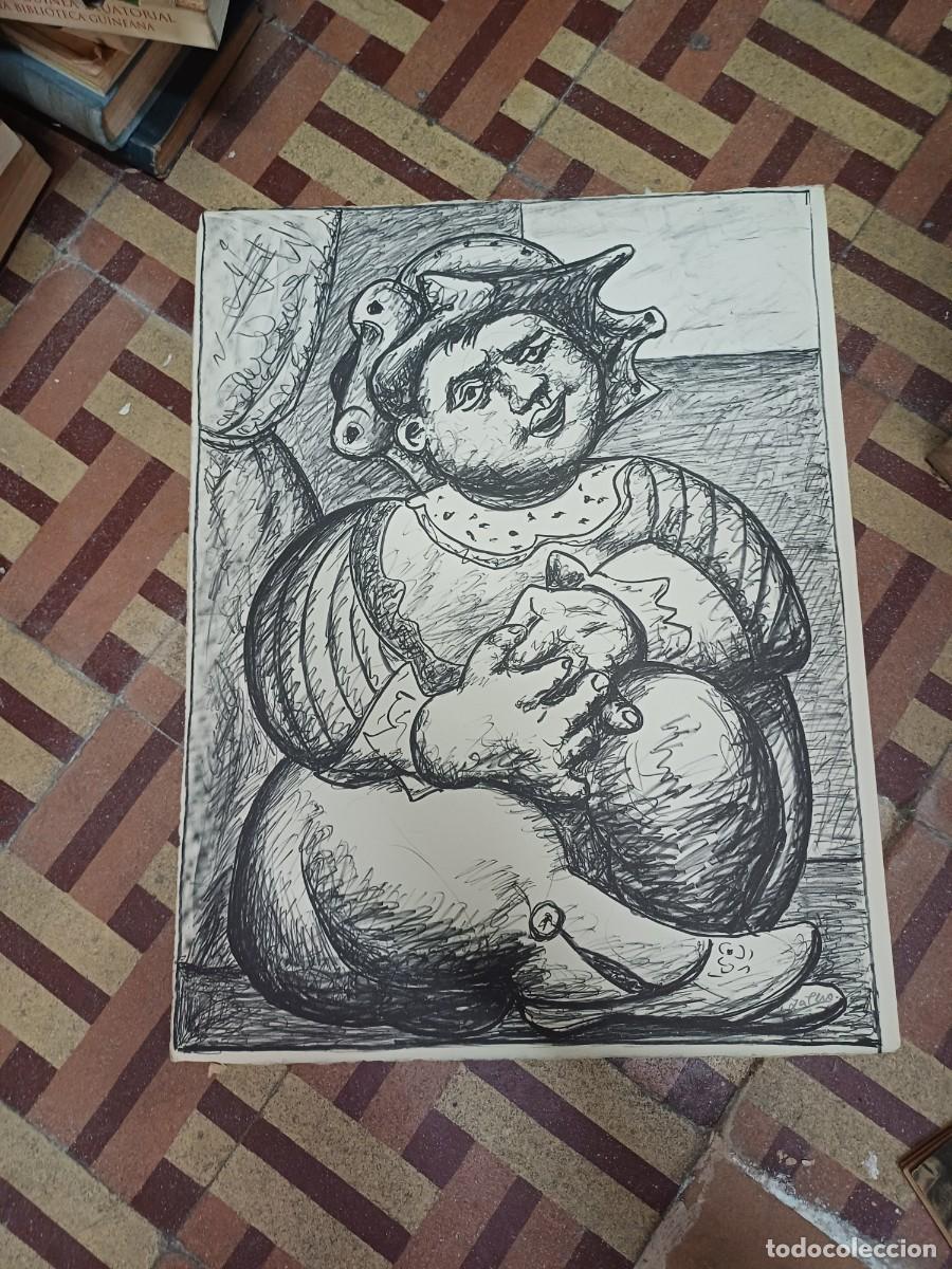 Arte: LITOGRAFIA ORIGINAL DE LAXEIRO FIRMADA - Jos&eacute; Otero Abeledo (Lal&iacute;n, Pontevedra 1908-1996)