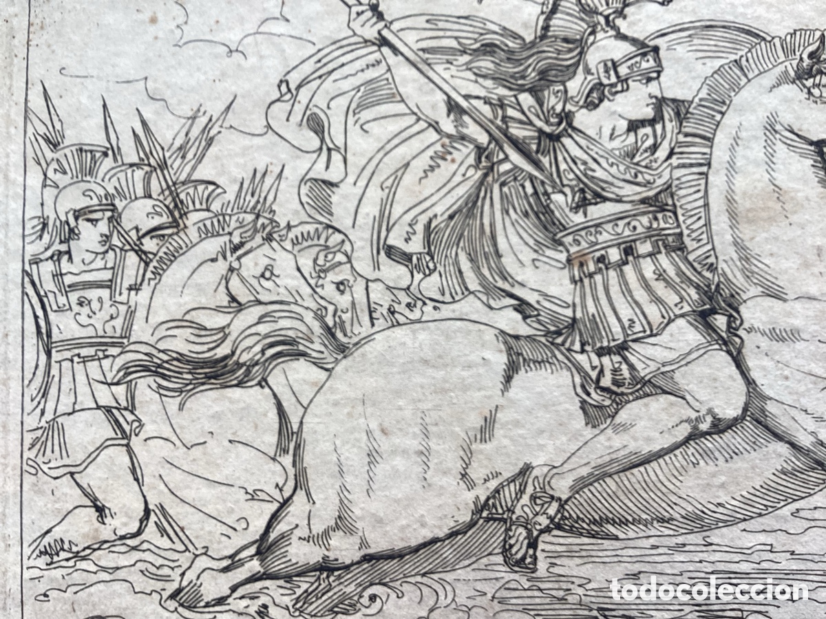 Arte: Bartolomeo Pinelli grabado original - Foto 4