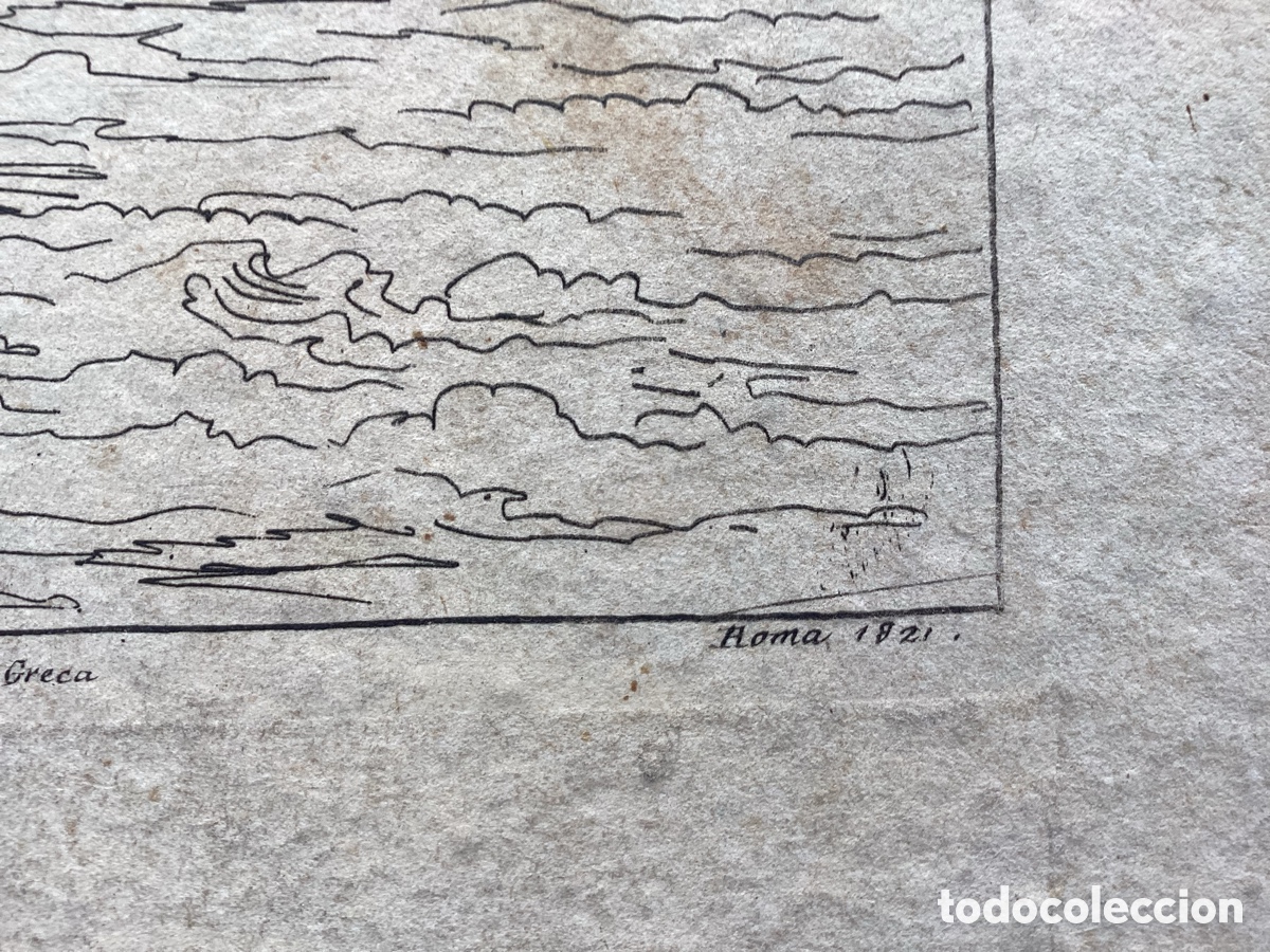 Arte: Bartolomeo Pinelli grabado original - Foto 5