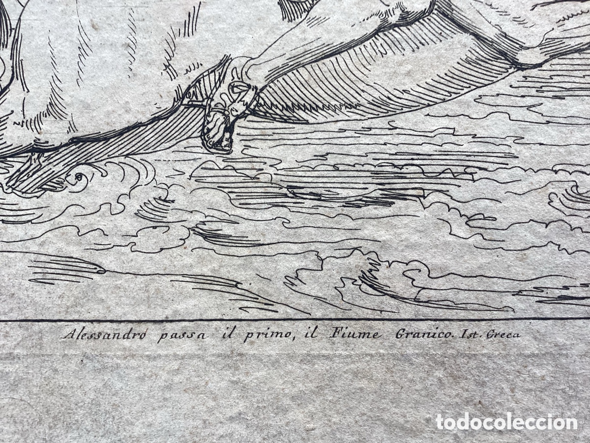 Arte: Bartolomeo Pinelli grabado original - Foto 6