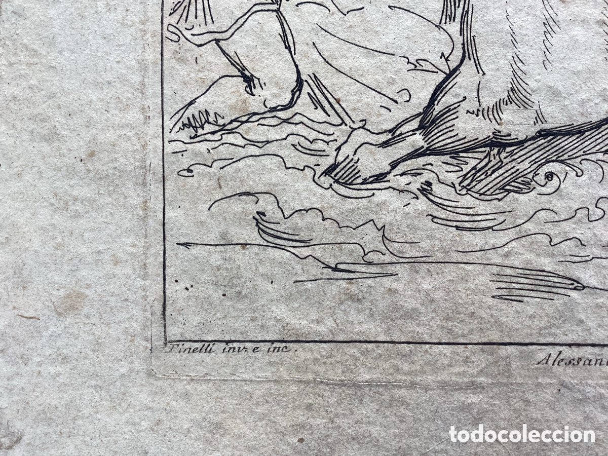 Arte: Bartolomeo Pinelli grabado original - Foto 7