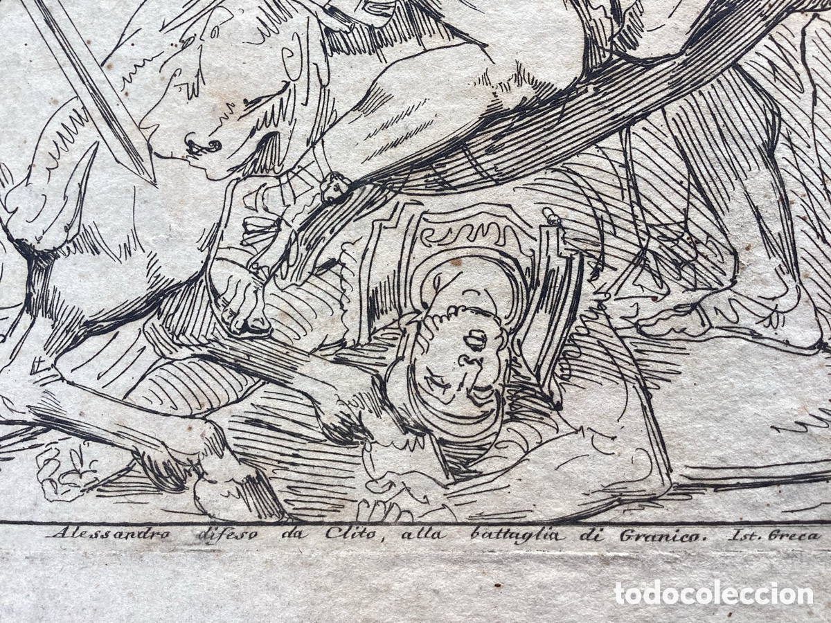 Arte: Bartolomeo Pinelli grabado original - Foto 4