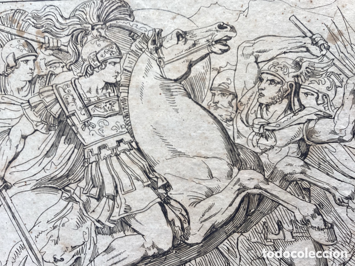 Arte: Bartolomeo Pinelli grabado original - Foto 7
