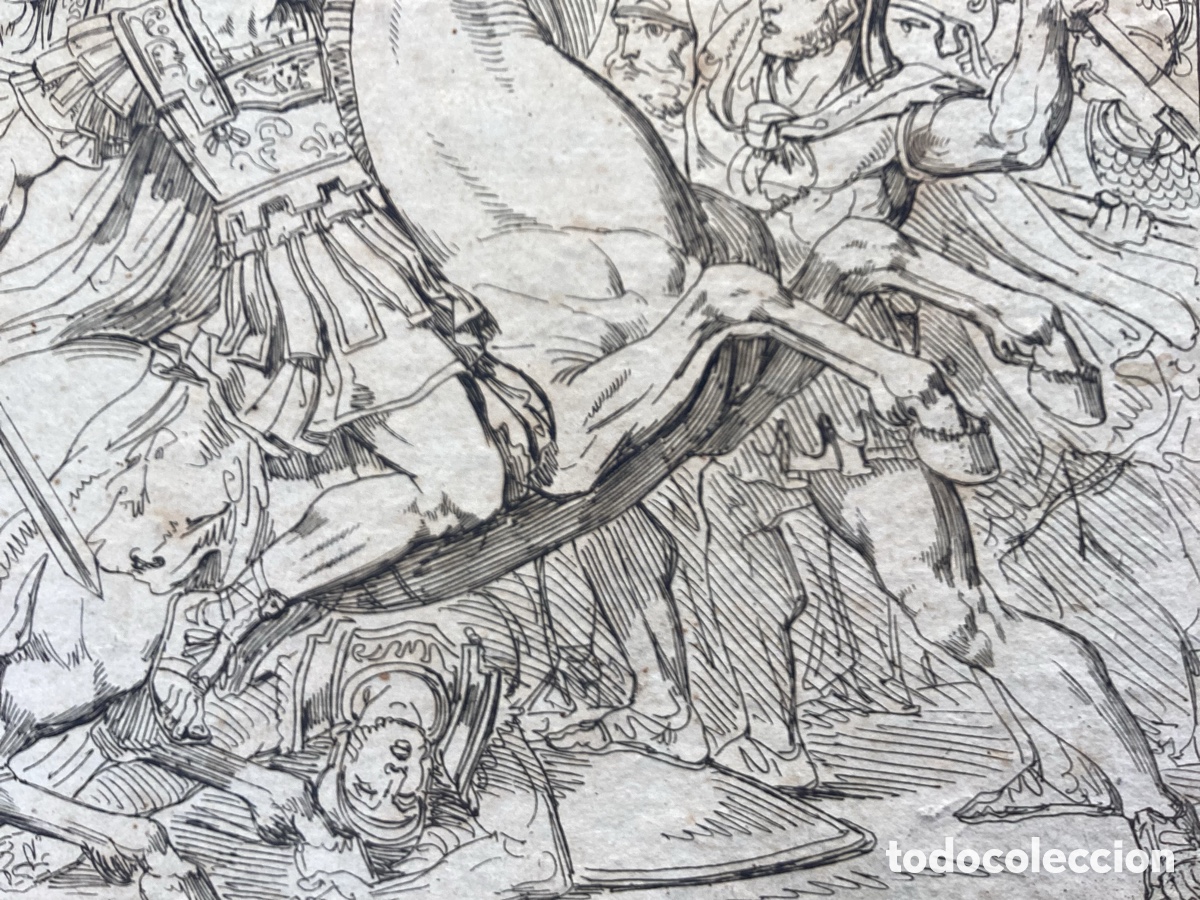Arte: Bartolomeo Pinelli grabado original - Foto 8