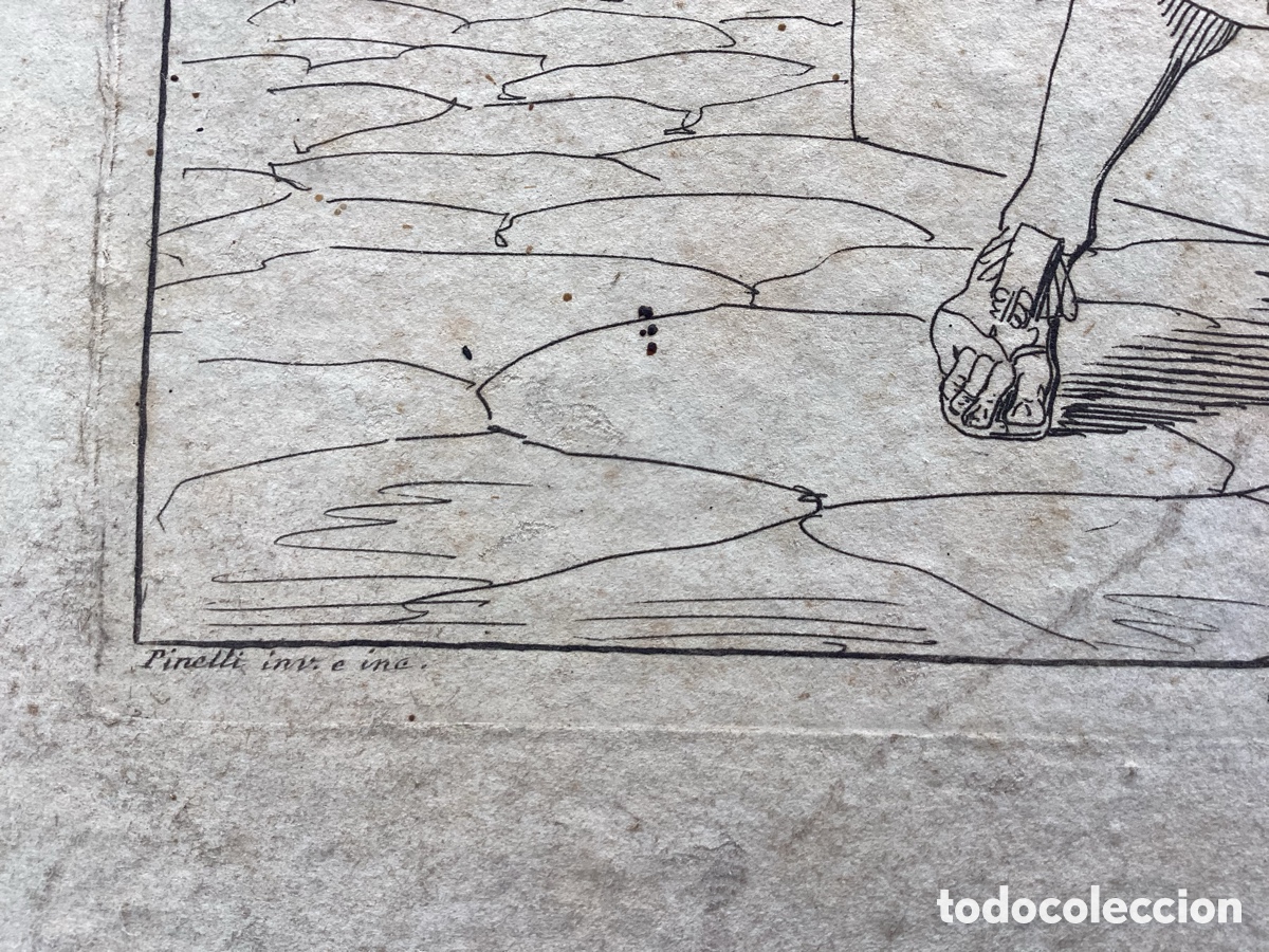 Arte: Grabado original de Bartolomeo Pinelli - Foto 5