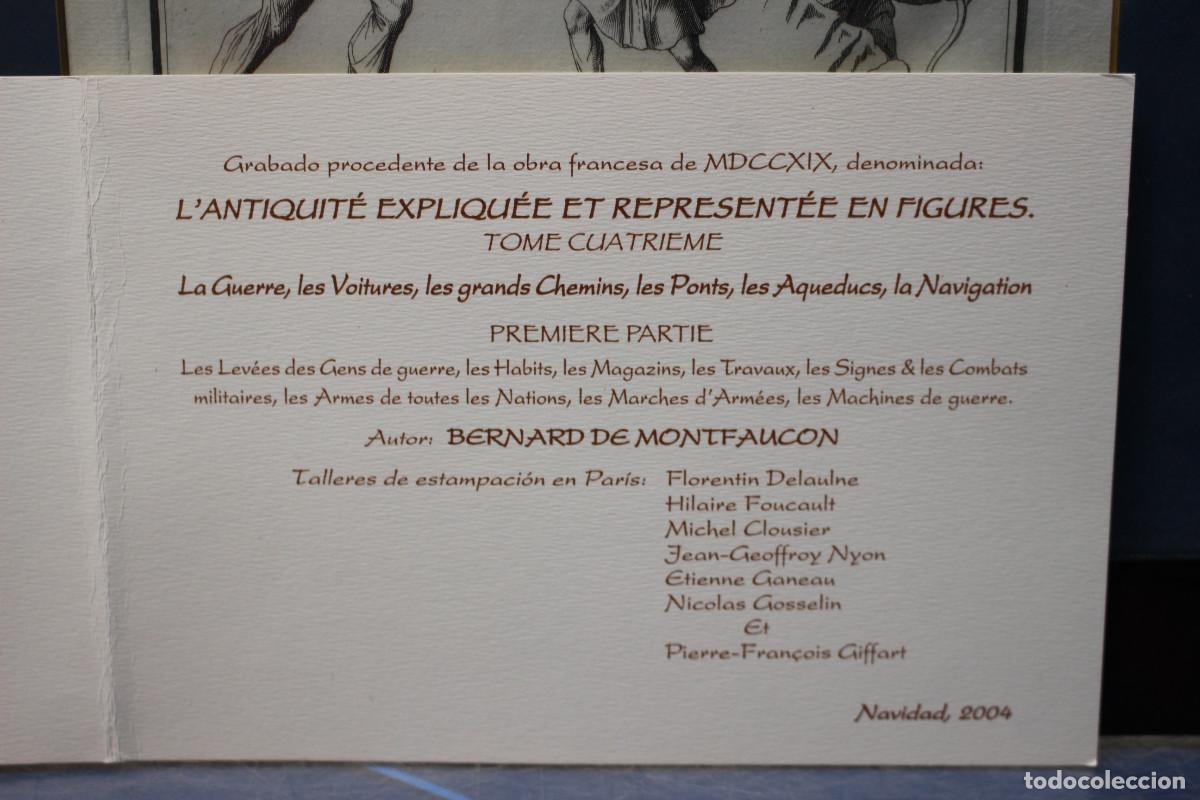 Arte: Grabado &ldquo;Soldats de Differentes Nations&rdquo; lujosamente enmarcado. - Foto 4